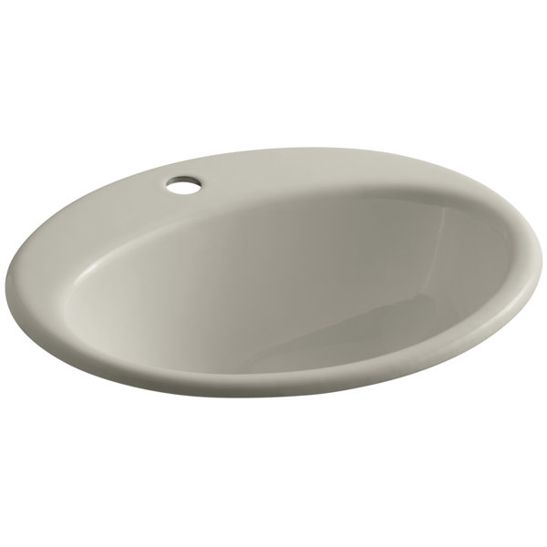 Kohler Farmington SelfRimming Bathroom Sink with Single Hole Faucet